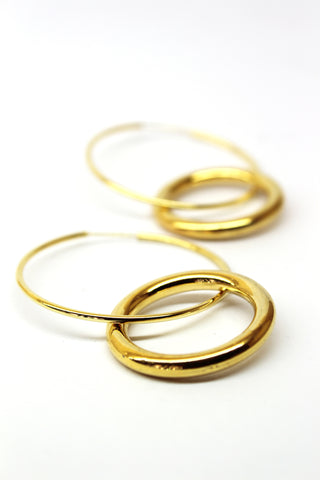  boucles d'oreilles or