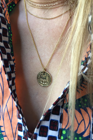 médaille LOTUS dorè